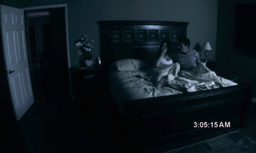 Scena dal film Paranormal Activity